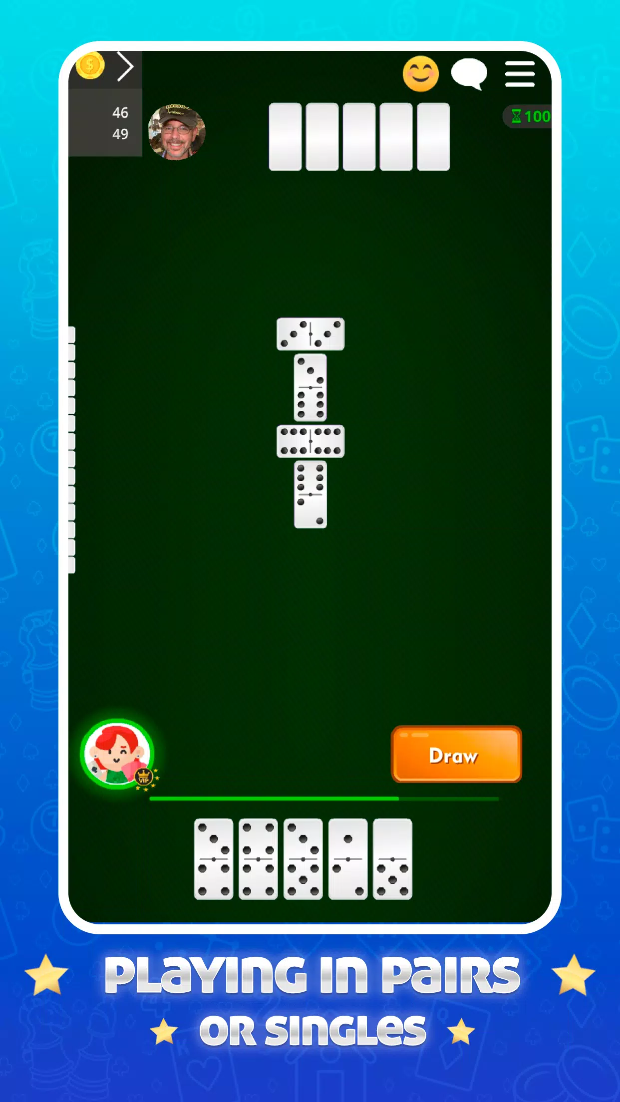 Dominoes Online - Classic Game Ảnh chụp màn hình 3