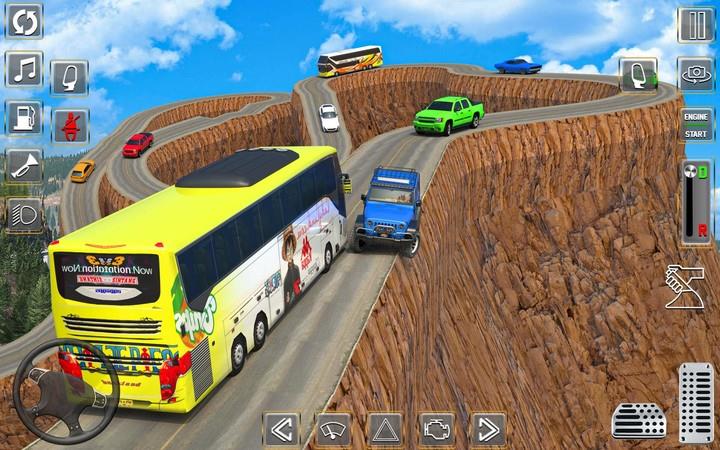 Uphill Offroad Bus Simulator Tangkapan skrin 3