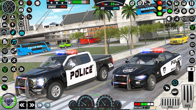 US Police Car Parking - King Скриншот 3