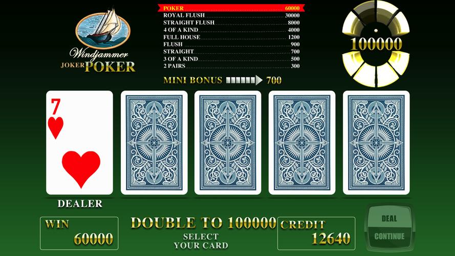 Windjammer Poker स्क्रीनशॉट 0