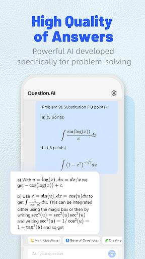 Question.AI – Chatbot & Math AI Mod Tangkapan skrin 3