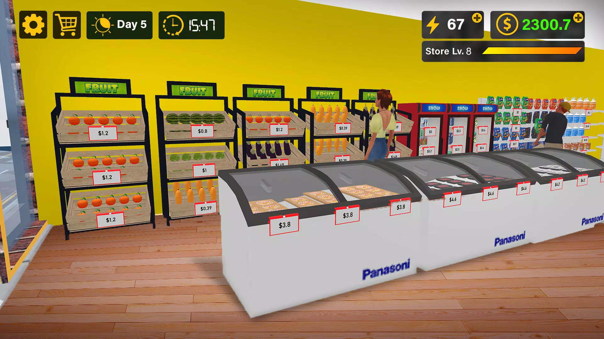 Supermarket 3D Simulation Game 스크린샷 1