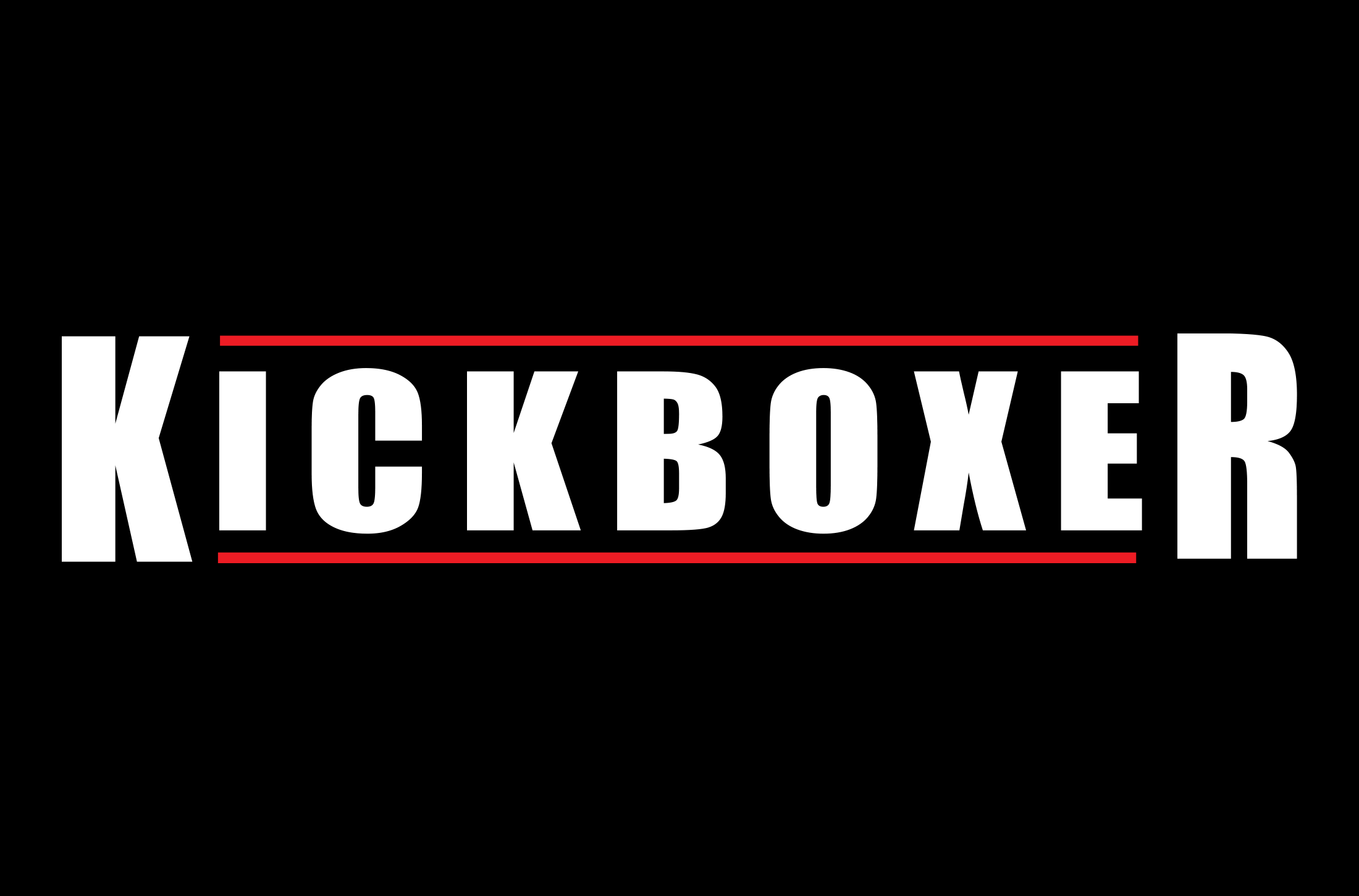 Kickboxer video game logo