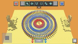 Blocky Ragdoll Battle Capture d'écran 2