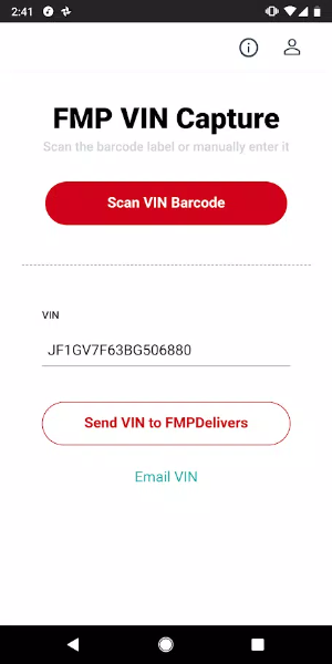 FMP Vin Scan for FMPDelivers by DST Capture d'écran 1