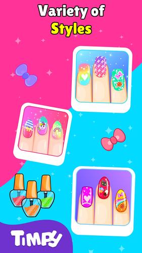 Nail Salon Games Acrylic Nails Captura de pantalla 2