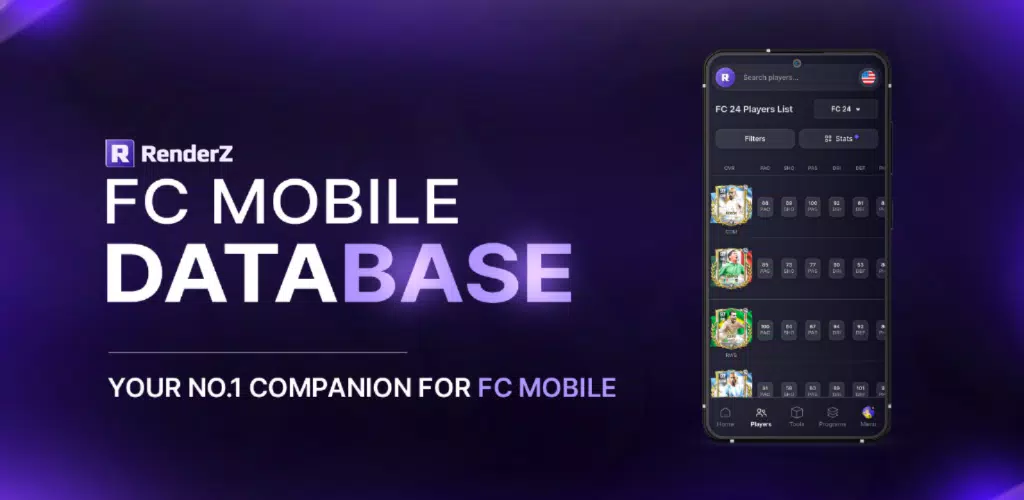 RenderZ: FC Mobile 24 Database Captura de pantalla 0