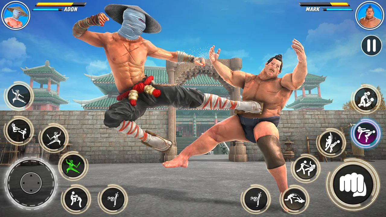 Kung Fu Games - Fighting Games Ekran Görüntüsü 2