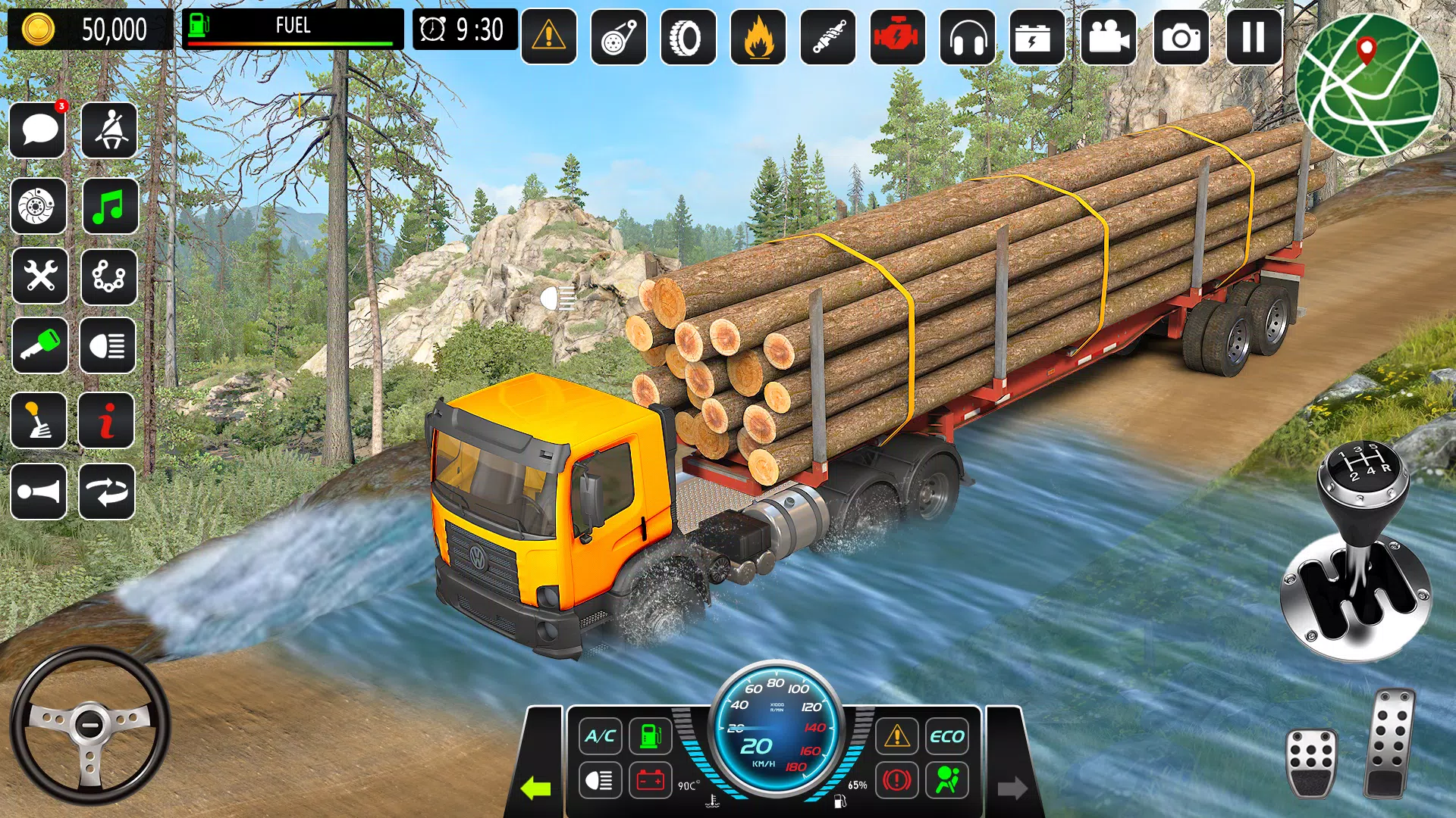 Mountain Truck Driving Games Captura de tela 2