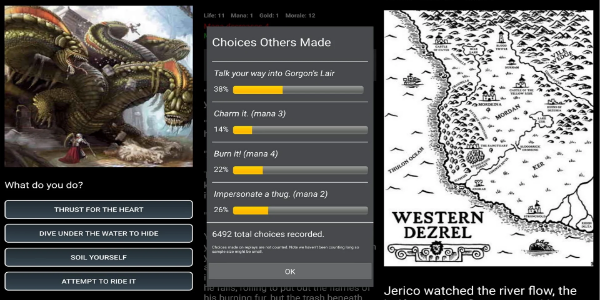 Dungeons and Decisions RPG Capture d'écran 2