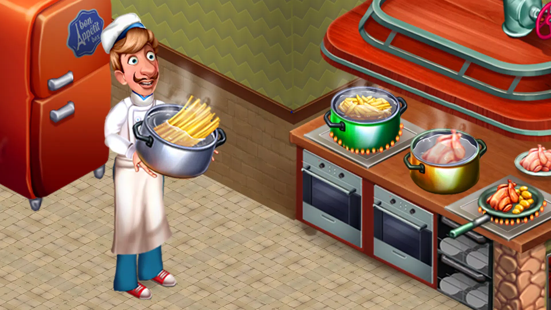 Jogo de Comida: Chef e Cozinha Captura de tela 1