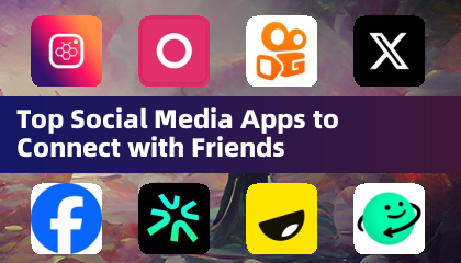 Top sociale media -apps om contact te maken met vrienden