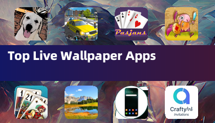 人気のライブ壁紙アプリ