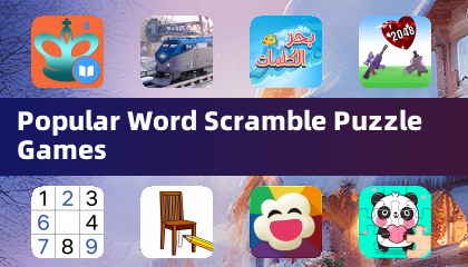 Popular Word Scramble Puzzle Games