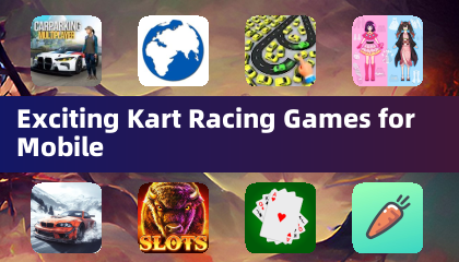 モバイル向けの迫力あるカートレーシングゲーム