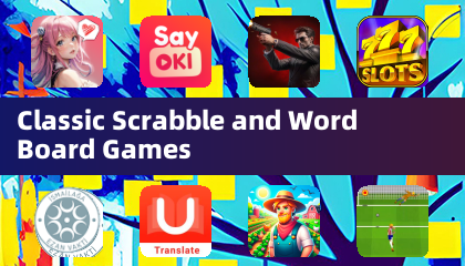 Classic Scrabble and Word Board Games