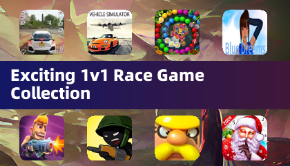 Coleção emocionante de jogos de corrida 1v1