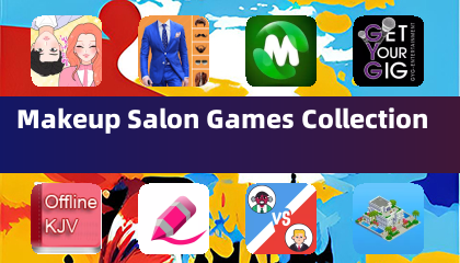 Coleção de Jogos de Salon de Maquiagem